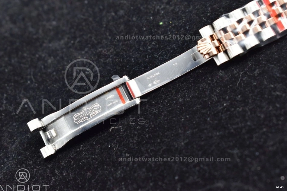 Dial Steel DateJust Silver 31 RG Diamonds 278289 Bezel Markers WF President Bracelet 316L and Syle Ladies on 0522